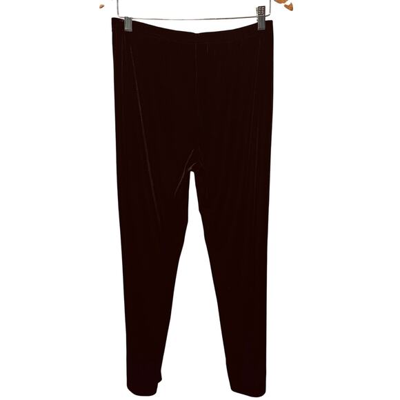 Exact Change VTG Black Velvet Velour Pull On Dress Evening Whimsygoth Gothic L - Picture 3 of 5